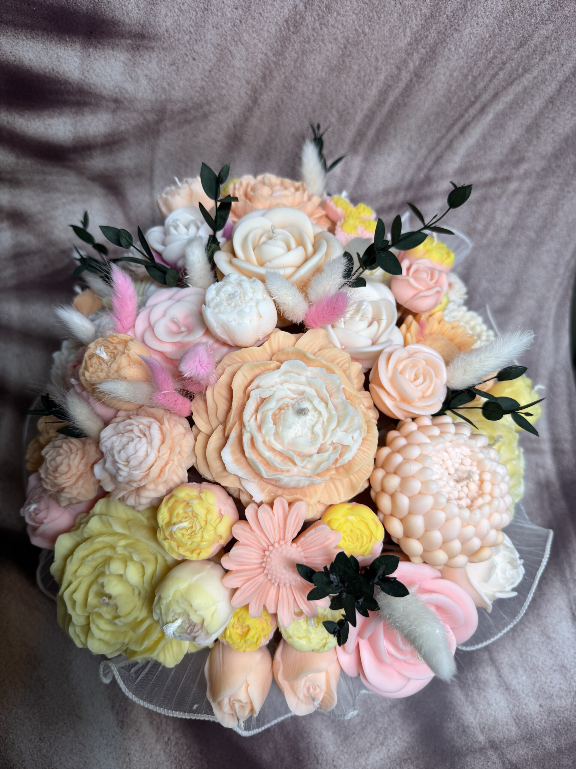 Coș aranjament floral - imagine 3