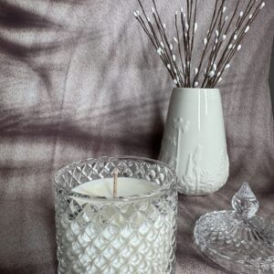 Lumânare Parfumată în Bombonieră de Sticlă
