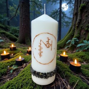 Lumânare Ritualizată de Protecție
